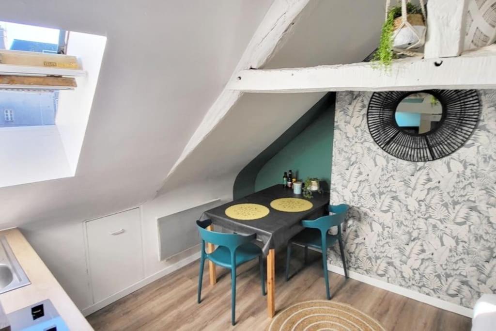 La Cabane - Petit Studio Mansarde - Plage 50M - Rue Gratuite Saint-Malo Exterior foto