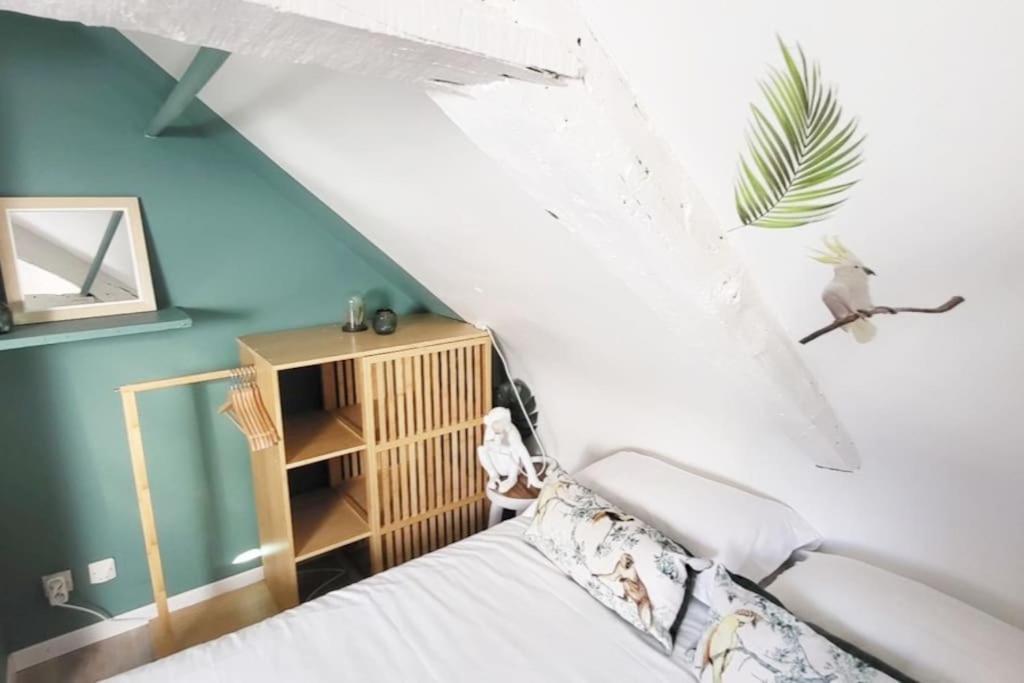 La Cabane - Petit Studio Mansarde - Plage 50M - Rue Gratuite Saint-Malo Exterior foto